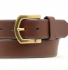 M and F Western Product N2710402 Men's Standard Belt in Brown Cow with No Edge Stitching